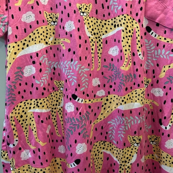 NWTS Pink Leopard Party Matching Pajama Set made by MarleyLilly. Women’s size XL - Picture 10 of 10